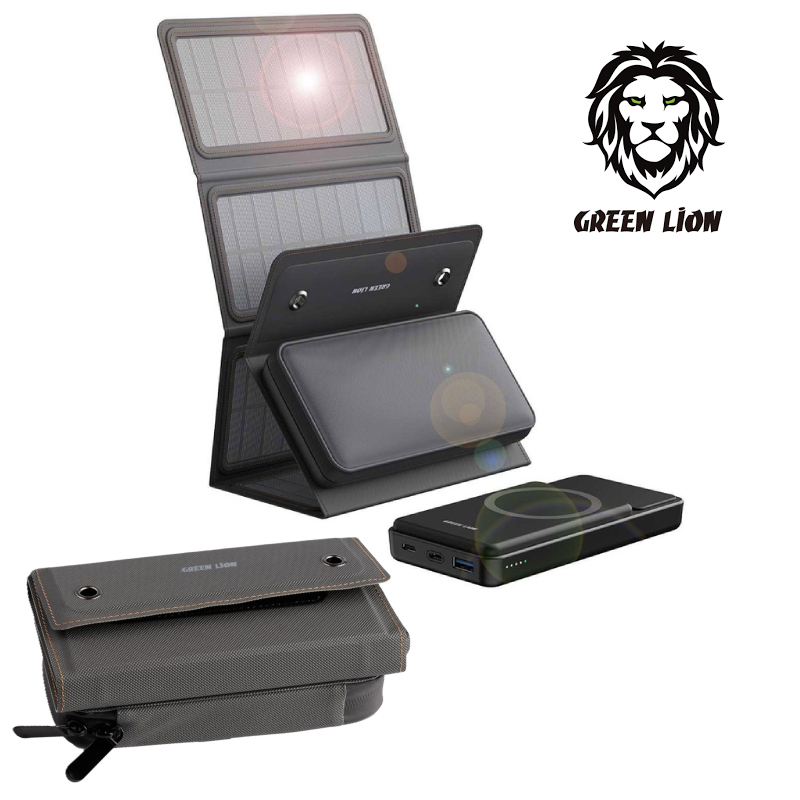 قیمت و خرید پاوربانک خورشیدی 10000 میلی آمپر ساعت گرین لاین مدل سولار مکس